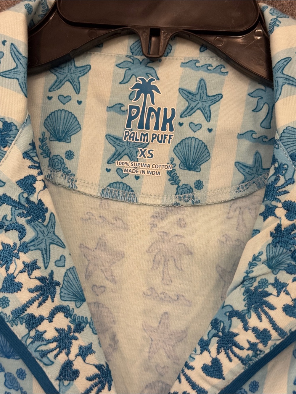 Pink Palm Puff pajamas size XSmall - Picture 3 of 13